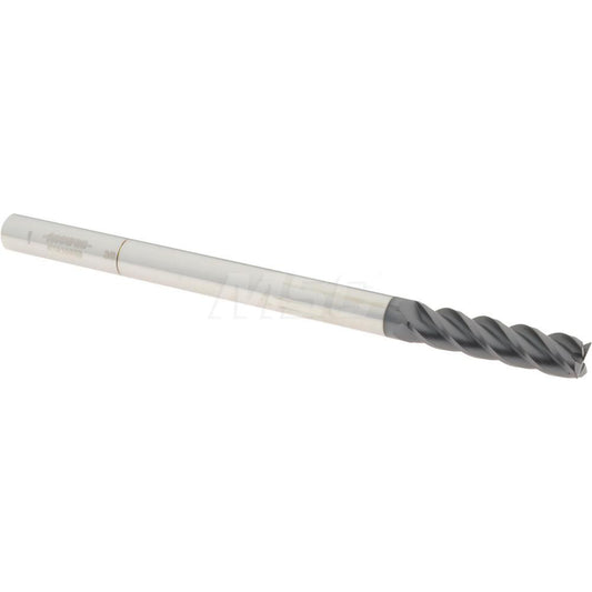 Accupro 87829859 Square End Mill 3/8'' Dia, 1-1/2'' LOC, 3/8'' Shank Dia, 6'' OAL, 4 Flutes, Solid Carbide