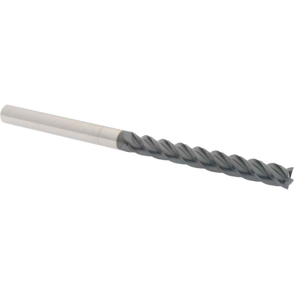 Accupro 87829891 Square End Mill 3/8'' Dia, 3'' LOC, 3/8'' Shank Dia, 6'' OAL, 4 Flutes, Solid Carbide
