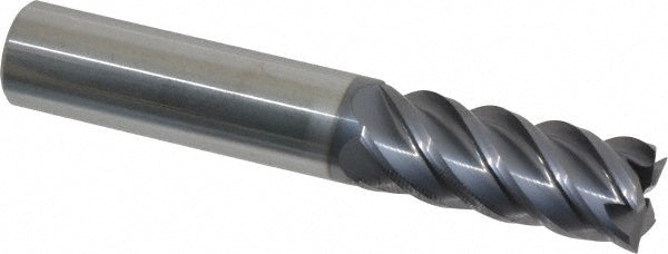 Kyocera SGS Precision Tools 32664 Square End Mill 1/2" Dia, 1-1/4" LOC, 5 Flute, Solid Carbide