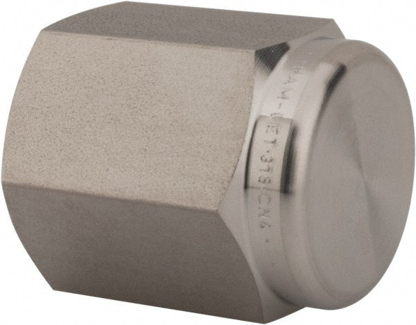 Ham-Let 3001036 Pipe End Cap 1/4" Fitting, 316 Stainless Steel