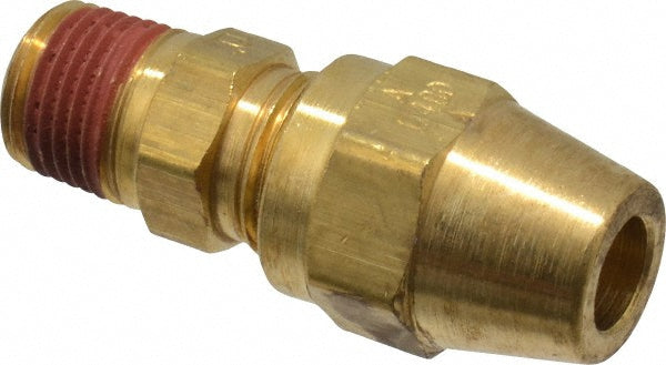Parker VS68AB-4-2 Compression Tube Connector 1/8-27" Thread, Compression x MNPT