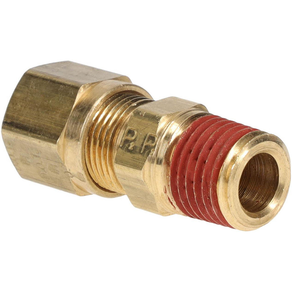 Parker VS68NTA-6-4 Compression Tube Male Connector 1/4, 3/8" Tube OD, Compression x MNPTF