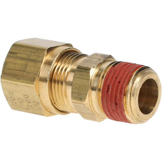 Parker VS68NTA-8-6 Compression Tube Male Connector 3/8, 1/2" Tube OD, Compression x MNPTF