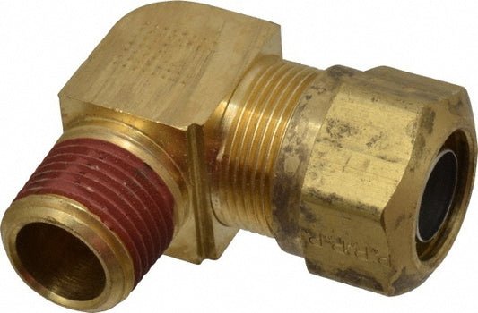 Parker VS269NTA-12-8 Compression Tube Male Elbow 1/2" Thread, Compression x MNPT