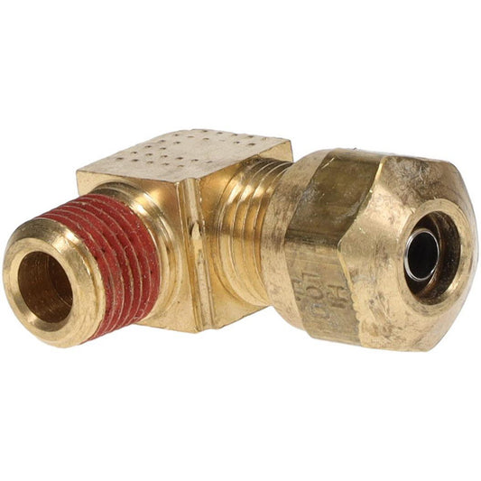 Parker VS269NTA-4-2 Compression Tube Male Elbow 1/8, 1/4" Tube OD, Compression x MNPTF