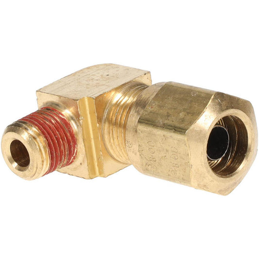 Parker VS269NTA-6-2 Compression Tube Male Elbow 1/8, 3/8" Tube OD, Compression x MNPTF