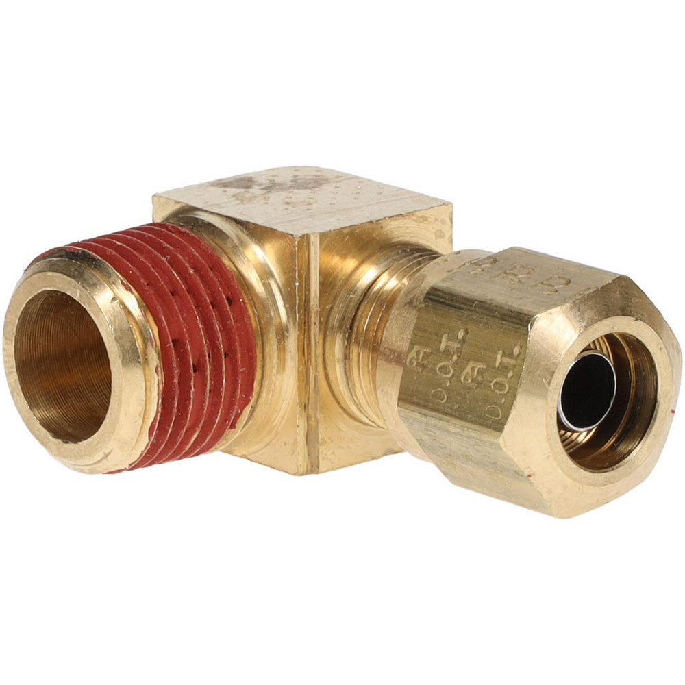 Parker VS269NTA-6-6 Compression Tube Male Elbow 3/8, 3/8" Tube OD, Compression x MNPTF