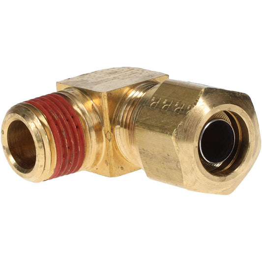 Parker VS269NTA-8-6 Compression Tube Male Elbow 3/8, 1/2" Tube OD, Compression x MNPTF