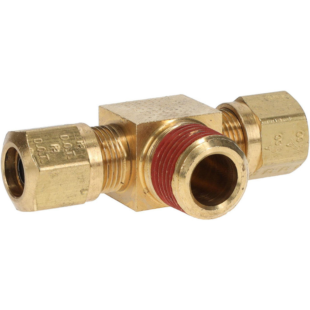 Parker VS272NTA-6-6 Compression Tube Male Branch Tee 3/8, 3/8 x 3/8" Tube OD, Compression x Compression x MNPT