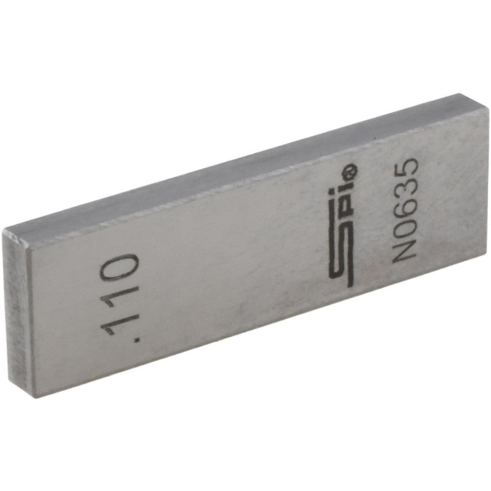 SPI 15-024-3 Rectangle Steel Gage Block 0.11", Grade AS-1