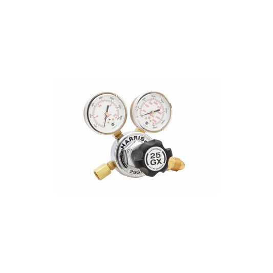 Harris Products 3000540 580 CGA Inlet Connection, Male Fitting, 100 Max psi, Argon, Nitrogen & Helium Welding Regulator
