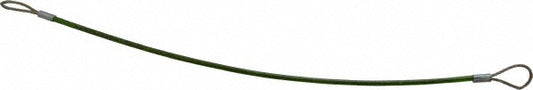 Jergens 890212 12" Long, Stainless Steel Cable Loop & Loop End, Quick Release Pin Lanyard