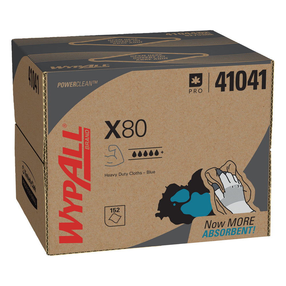 WypAll 41041 X80   Shop Towel/Industrial Wipes Dry, 152 Ct