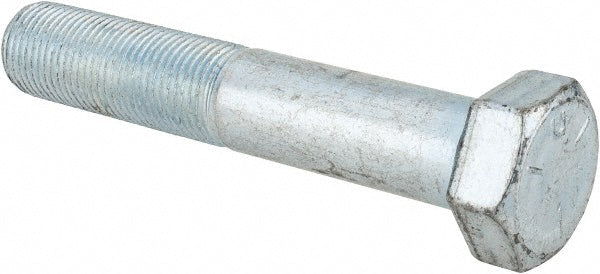 HHCS Made In USA -30320-31/2 Hex Head Cap Screw 5/8-18 x 3-1/2", Grade 5 Steel, Zinc-Plated