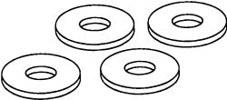 Value Collection 3BWFS912 3/4" Screw Standard Flat Washer Silicon Bronze