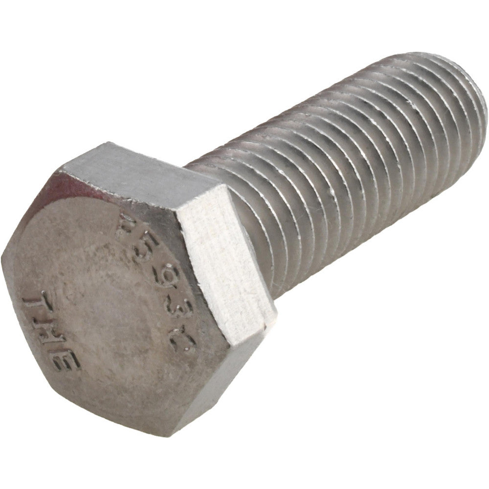 Value Collection 207764B Hex Head Cap Screw 5/8-11, 2" Length Under Head, Grade 18-8 Stainless Steel
