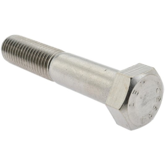 Value Collection 208898B Hex Head Cap Screw 3/4-10, 4" Length Under Head, Grade 18-8 Stainless Steel