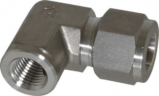 Ham-Let 3002250 Compression Tube Female Elbow 1/4" Thread, Compression x FNPT