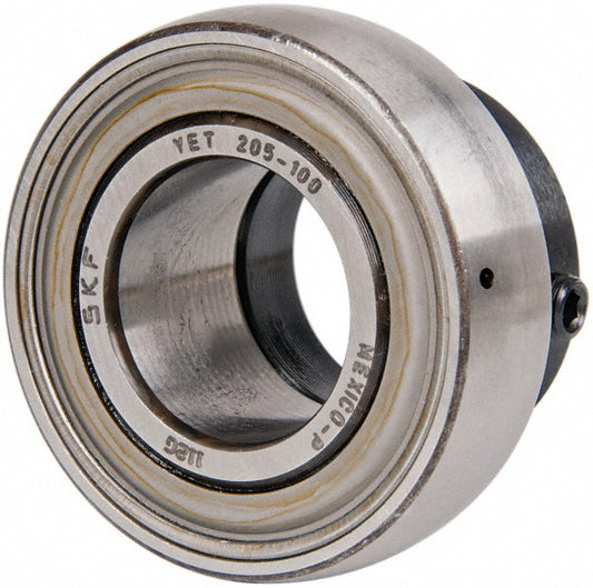 SKF YET 205-100 1" ID x 2.0472" OD, 2,430 Lb Dynamic Capacity, Insert Bearing Insert Bearing
