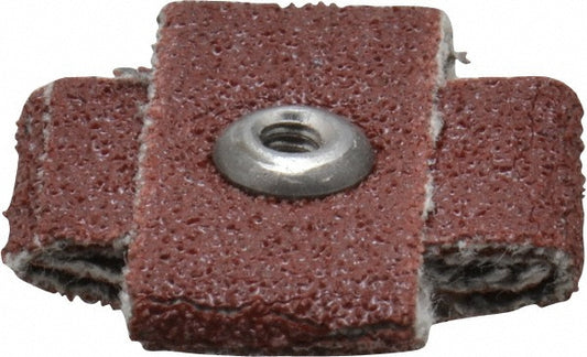 GLOBAL ABRASIVE 809775-69308 80 Grit, Medium Grade, Aluminum Oxide Cross Pad