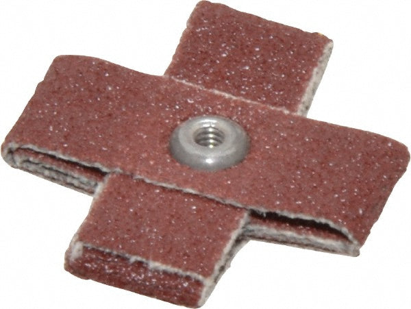 GLOBAL ABRASIVE 809775-69338 80 Grit, Medium Grade, Aluminum Oxide Cross Pad