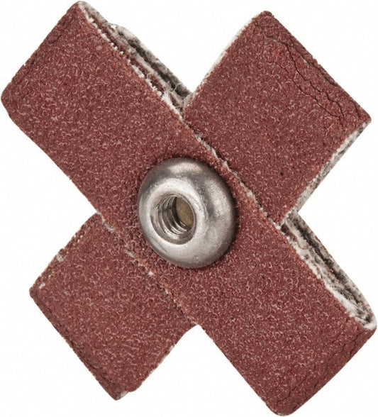 GLOBAL ABRASIVE 809775-69368 80 Grit, Medium Grade, Aluminum Oxide Cross Pad