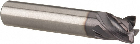 M.A. Ford 17737504A Corner Radius End Mill 3/8" Dia, 3/8" LOC, 0.03" Radius, 4 Flutes, Solid Carbide