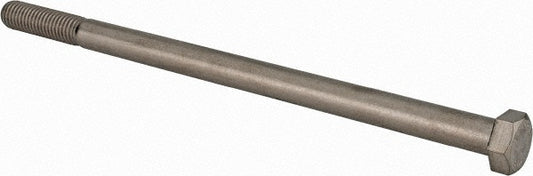 Value Collection R88434614 Hex Head Cap Screw 1/2-13, 9" Length Under Head, Grade 18-8 Stainless Steel, Bright/Uncoated Finish