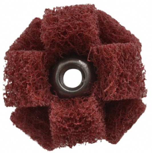 Standard Abrasives 7000046829 1 x 3/8" Very Fine 2 Ply Cross Buff