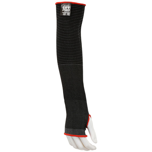 MCR Safety 9338 Cut-Resistant Sleeve Size Universal, Polyester & Steel, Black, ANSI Cut A4