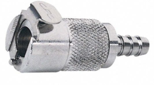 CPC Colder Products LC17005 5/16" Inside Tube Dia, Brass, Quick Disconnect, Hose Barb Inline Coupling Body