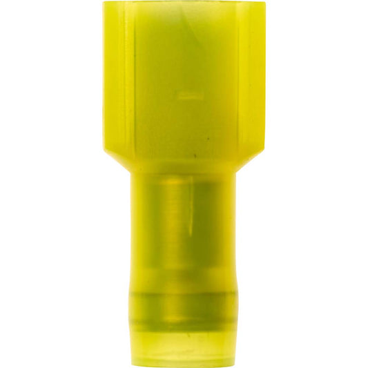 3M 7010397414 Wire Disconnect Male, Yellow, Nylon, 12-10 AWG, 1/4" Tab Width