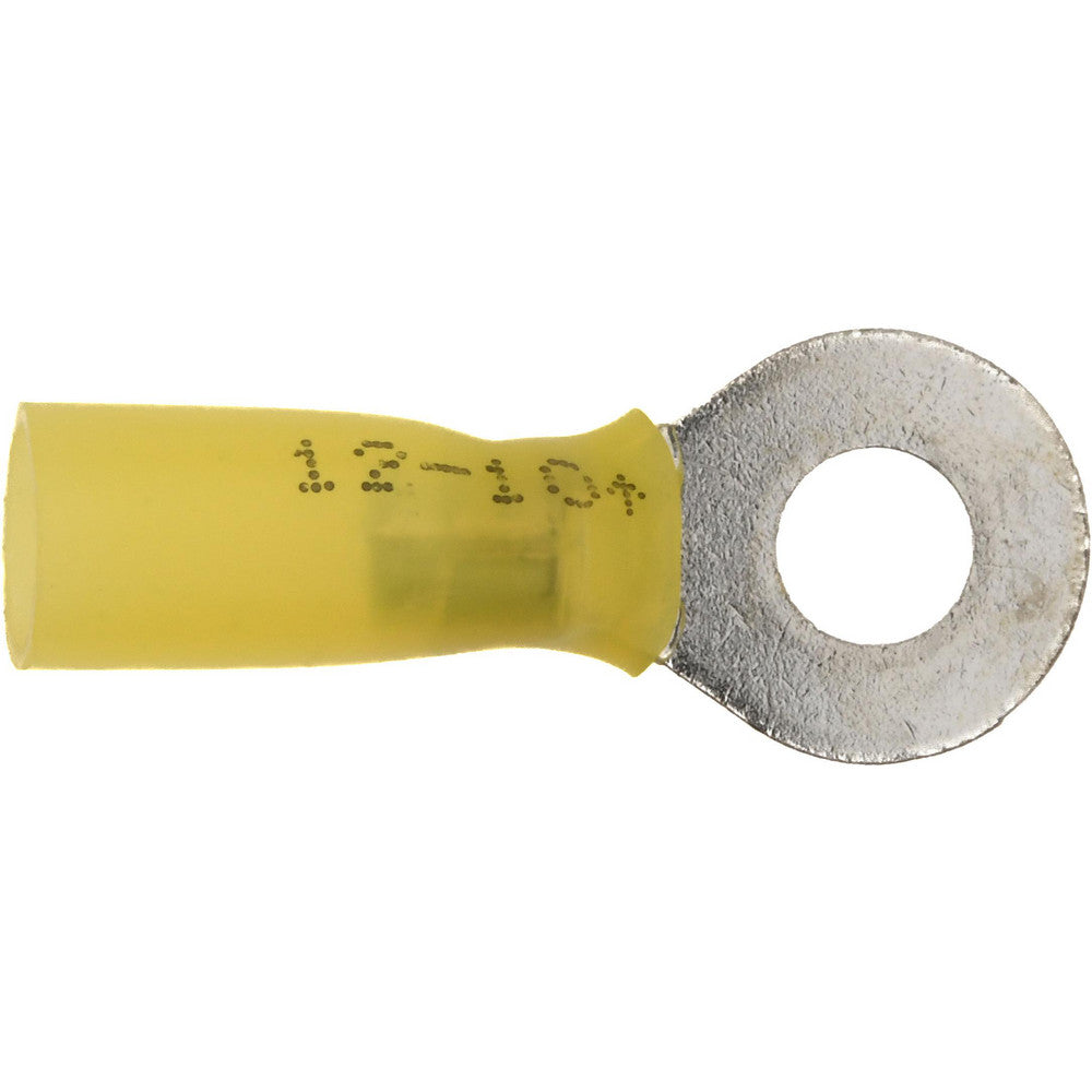 3M 7010397416 Circular Ring Terminal Partially Insulated, 12 to 10 AWG, Crimp Connection