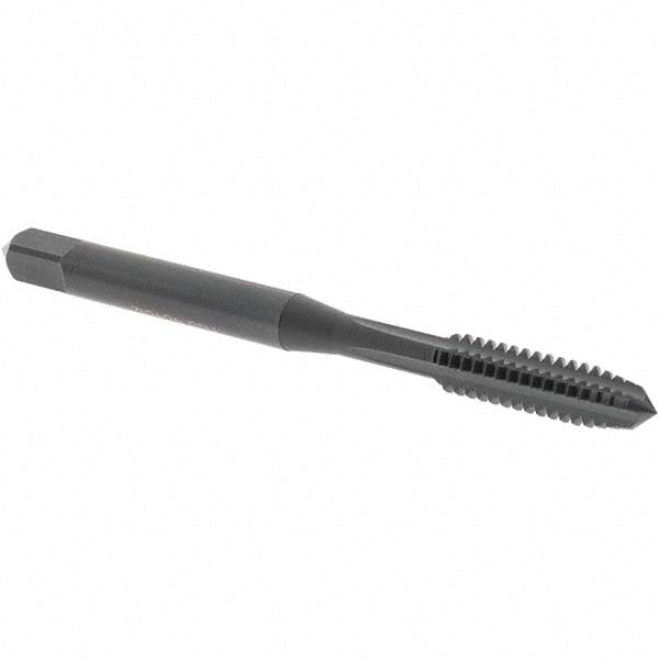 OSG 1024901 Straight Flute Tap #10-24 UNC, 4 Flute, Plug Chamfer, 2B & 3B Class of Fit, High-Speed Steel, Oxide Finish
