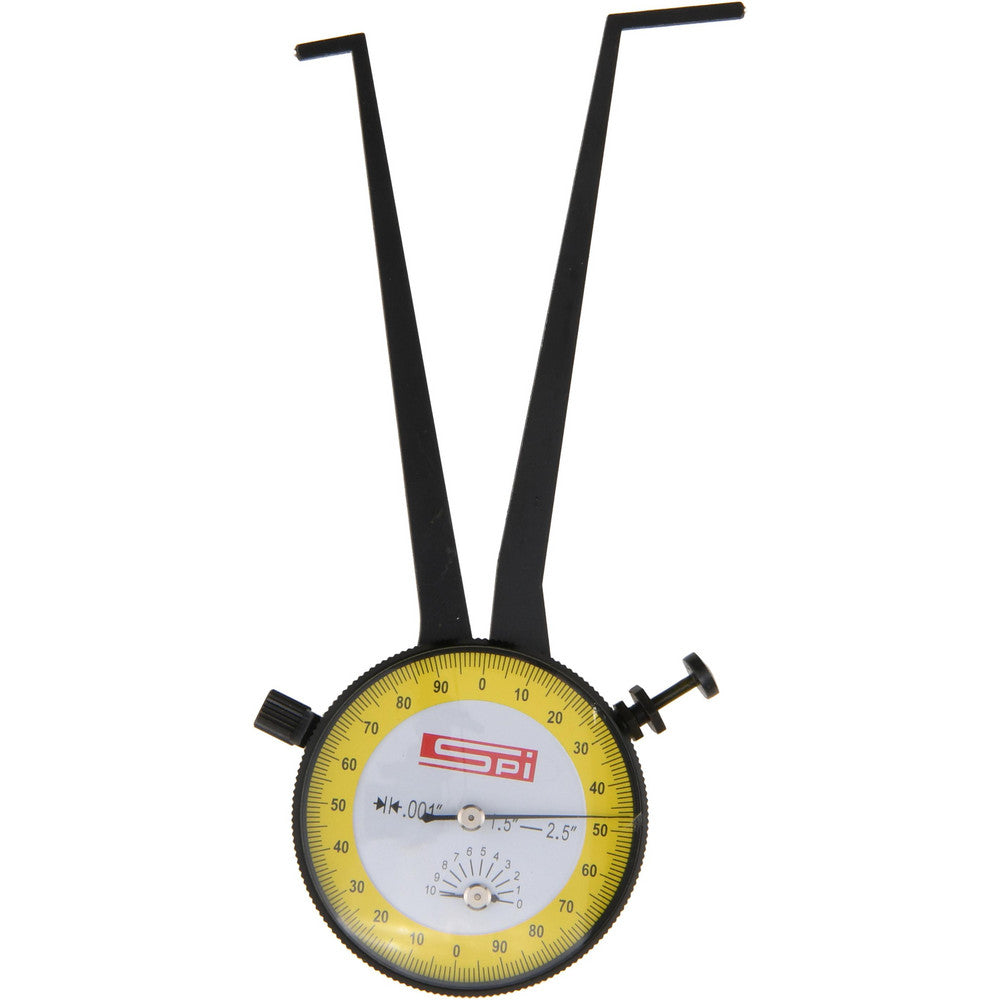 SPI 12-404-0 Inside Dial Caliper Gage 1-1/2 to 2-1/2", 0.001" Graduation, 0.0015" Accuracy