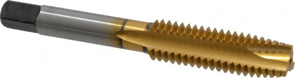 Kennametal 1544856 Spiral Point Tap 7/16-14 UNC, 3 Flutes, Plug Chamfer, HSS, TiN Coated