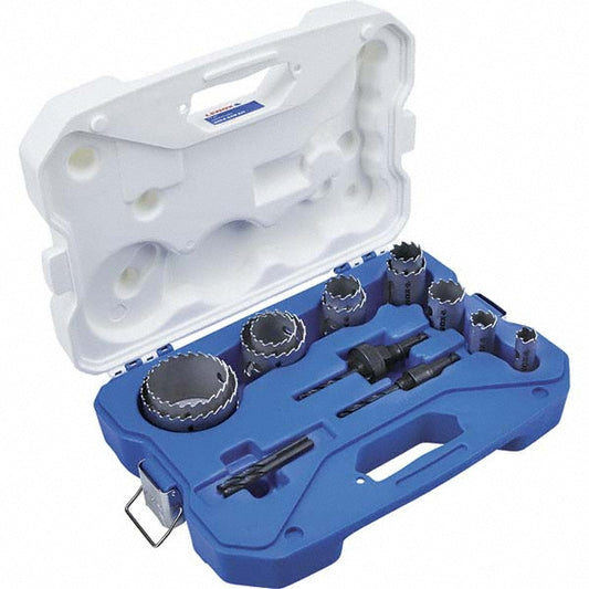 Lenox LXAH3GSET11 Contractor's Hole Saw Kit 15 Pc, 3/4 to 3" Dia