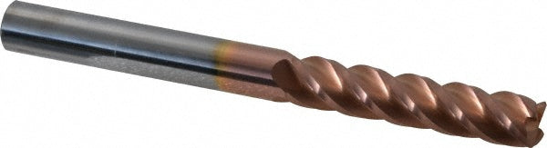 Accupro 88124474 Corner Radius End Mill 3/8" Dia, 1-3/4" LOC, 0.03" Radius, 4 Flutes, Solid Carbide