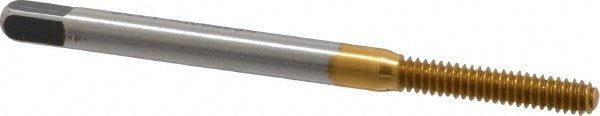 Kennametal 4130032 Thread Forming Tap #4-40 UNC, Bottoming Chamfer, High-Speed Steel-E, Titanium Nitride Finish