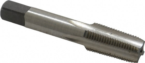 Kennametal 1542787 Standard Pipe Tap 1/8-27, NPT, 4 Flutes, High Speed Steel, Bright/Uncoated