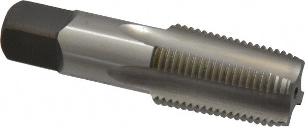 Kennametal 1542947 Standard Pipe Tap 1/2-14, NPT, 4 Flutes, High Speed Steel, Bright/Uncoated