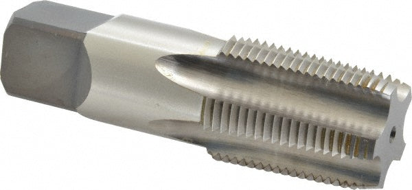 Kennametal 4130813 Standard Pipe Tap 3/4-14, NPT, 5 Flutes, High Speed Steel, Bright/Uncoated