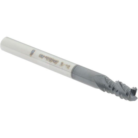 Accupro 88153242 Square End Mill 3/16'' Dia, 3/8'' LOC, 3/16'' Shank Dia, 2'' OAL, 3 Flutes, Solid Carbide