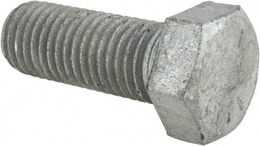 Value Collection HCI50750200G-020BX Hex Head Cap Screw 3/4-10 x 2", Grade 5 Steel, Hot Dipped Galvanized Finish