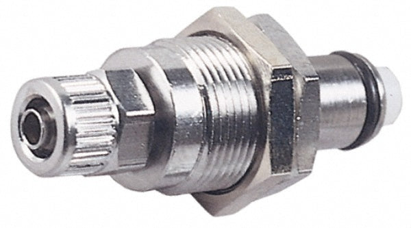 CPC Colder Products LC40006NA PTF Brass, Quick Disconnect, Panel Mount Coupling Insert