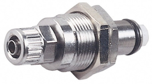 CPC Colder Products LC40006NA PTF Brass, Quick Disconnect, Panel Mount Coupling Insert