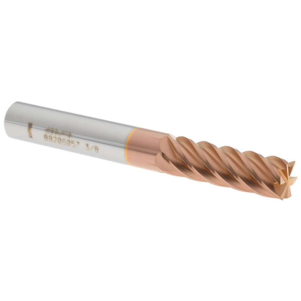 Accupro 88206057 Square End Mill 3/8" Dia, 1-1/8" LOC, 6 Flutes, Solid Carbide