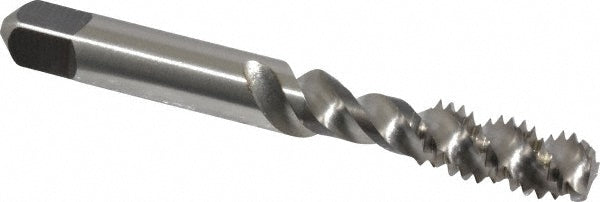 Kennametal 4131075 Spiral Flute Tap 5/16-18, UNC, 3 Flute, Bottoming Chamfer, 3B Class of Fit, Cobalt, Straw Finish