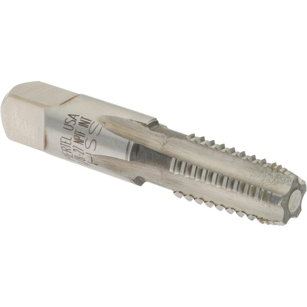 Hertel R867379-S 1/8-27 NPTF, 5 Flutes, Bright Finish, High Speed Steel, Interrupted Thread Pipe Tap
