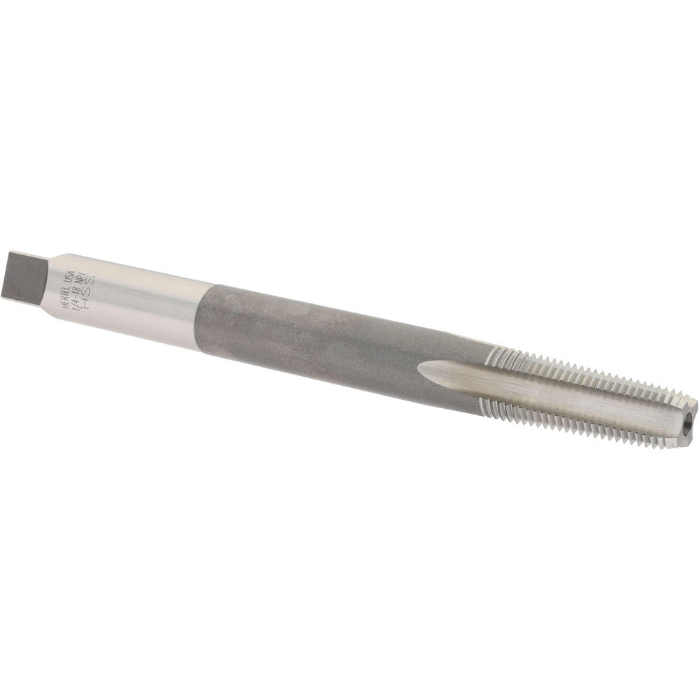 Hertel R128119-S Extension Pipe Tap 1/4-18 NPT, Plug Chamfer, High Speed Steel
